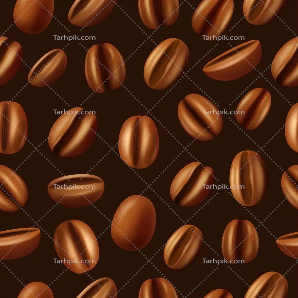 وکتور ذرت قهوه ای معطر برشته شده با طراحی دکوری و بافت تیره پسزمینه