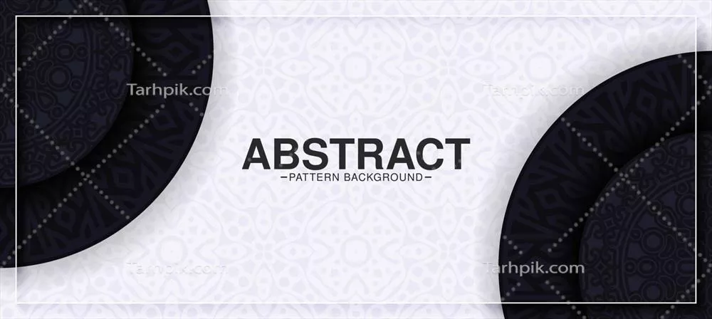 وکتور الگوی طراحی پس زمینه تزئینی ماندالا برای دکوراسیون و زیبایی