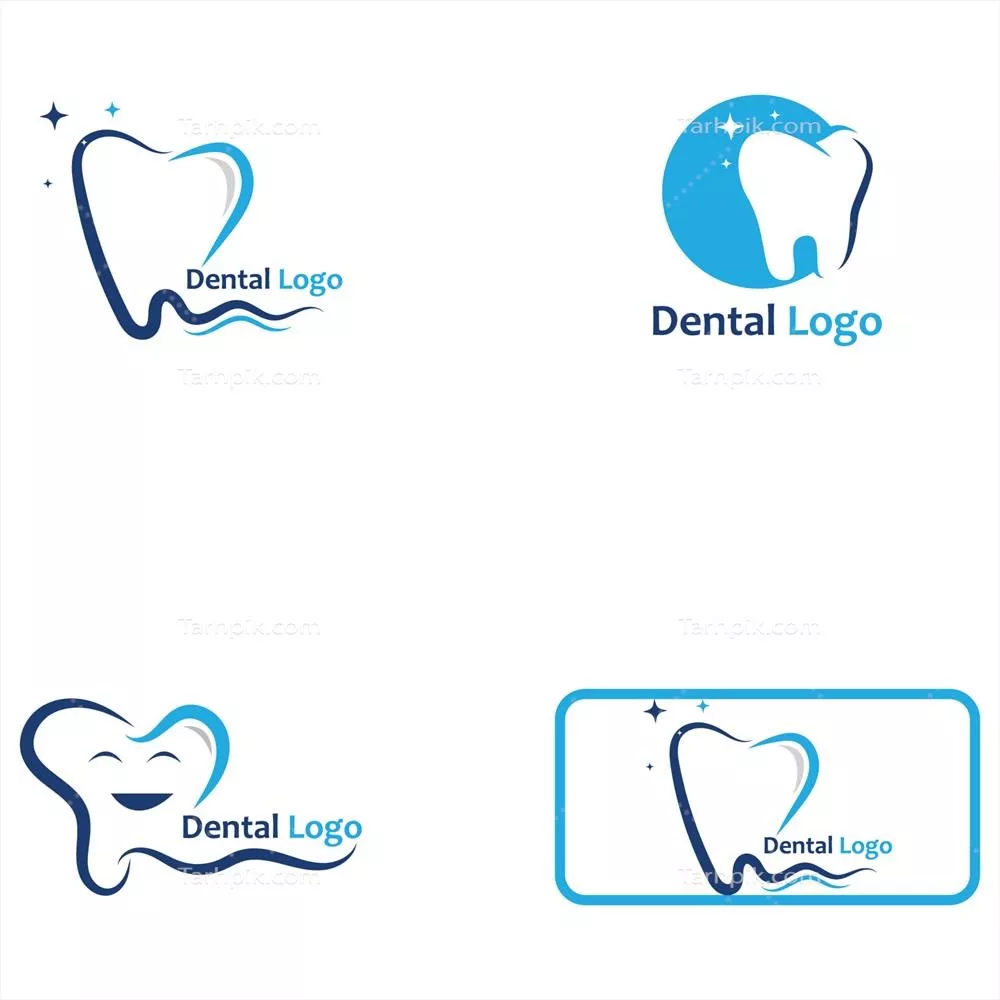 وکتور لوگو و نماد vector برای مراقبتهای دندانی و بهداشت دهان