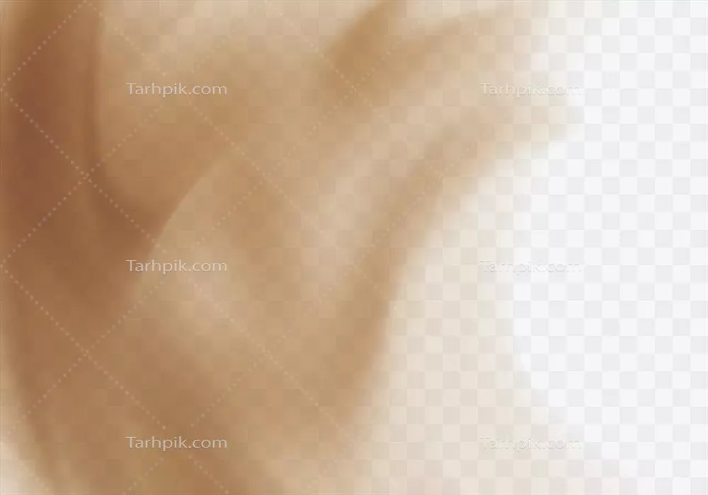 تصویر وکتوری طوفان شن بیابانی با ابرهای قهوه ای و گرد و غبار شفاف