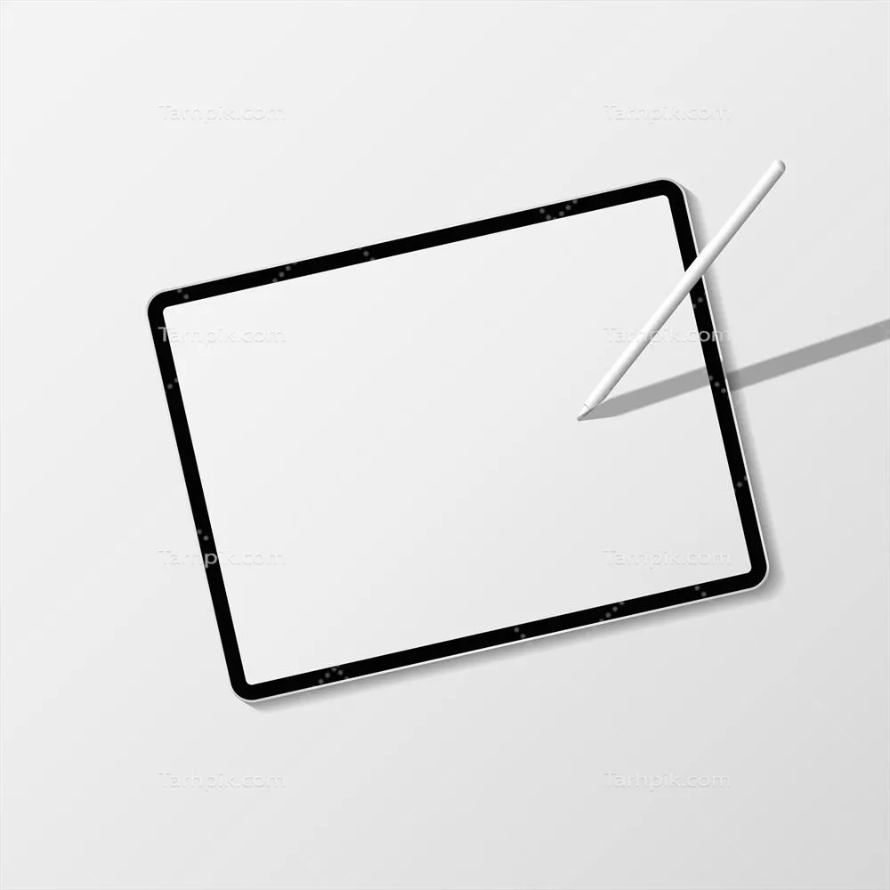 طرح وکتور از ماکت دیجیتال با دو نمایشگر مناسب برای طراحی