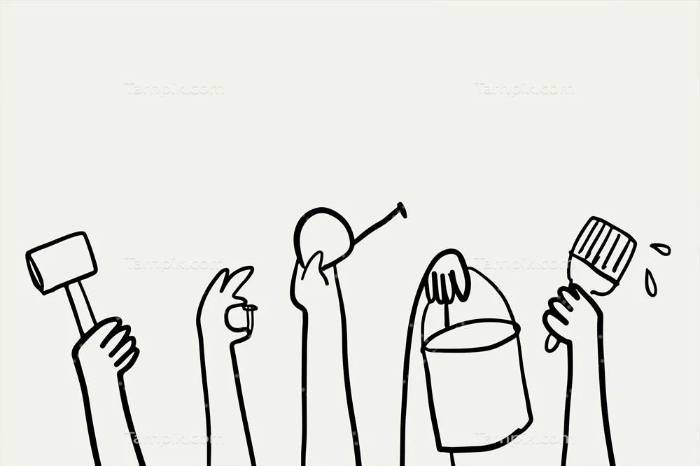 ایدههای دکوراسیون منزل با طراحیهای دستساز و دایرکتوری وکتور