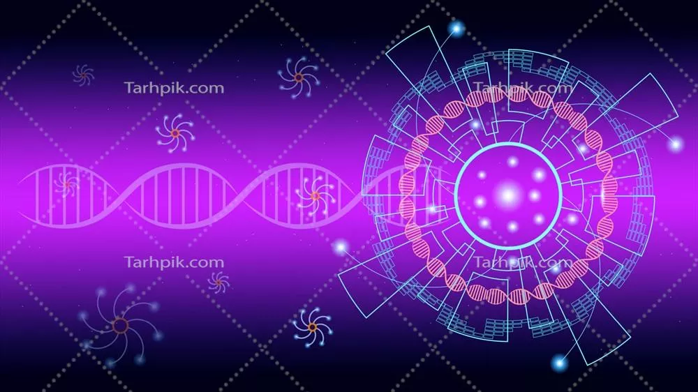 وکتور مولکول های DNA برای رابط های پیشرفته ارتباطی و انتزاعی