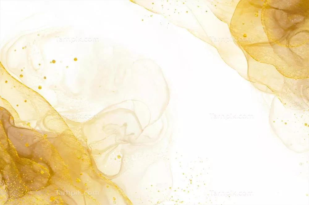 وکتور پسزمینه مجلل و انتزاعی طلایی با عناصر درخشان و زیبا
