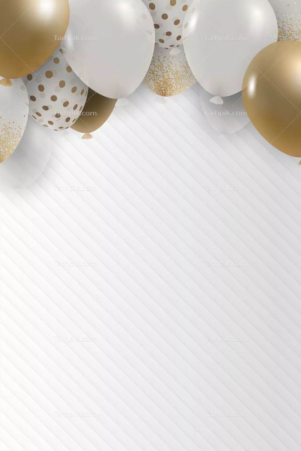 طراحی فریم بالنهای شیک و زیبا به صورت وکتور