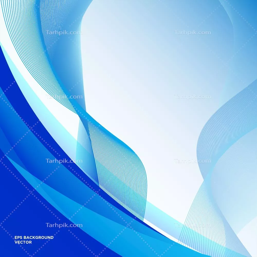 وکتور پسزمینه ابریشمی آبی با گرادیان و طرح موجی نرم و زیبا