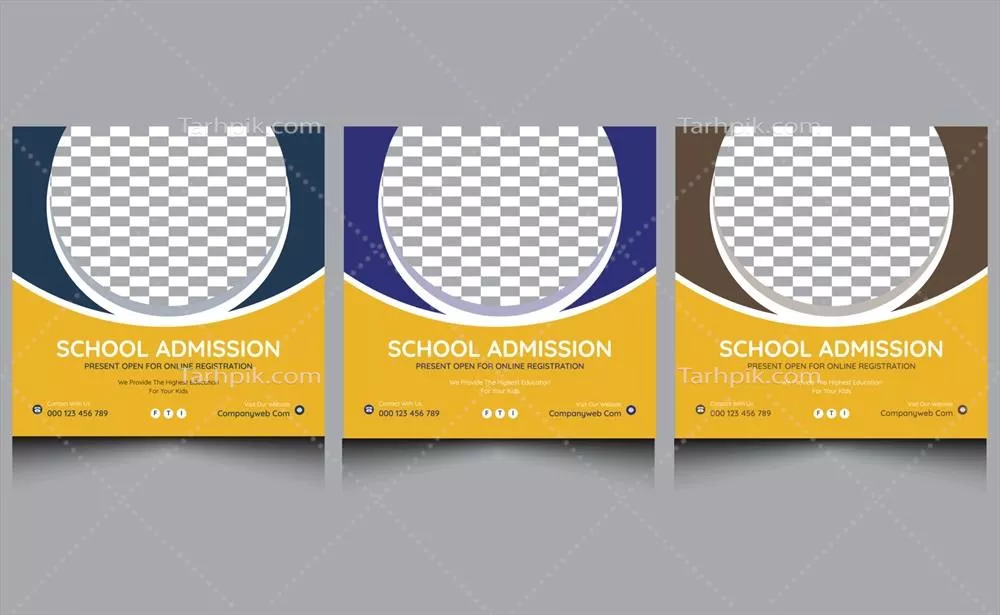 وکتور طراحی خلاقانه و حرفهای در رنگ زرد با ظاهری شیک و تمیز