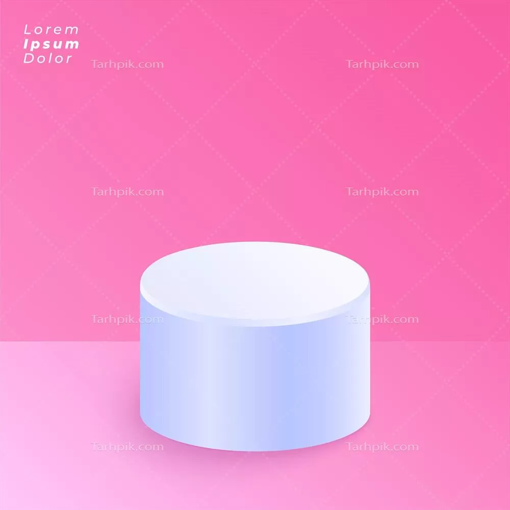 پس‌زمینه استودیوی خالی با پودیم گرد - طراحی وکتور