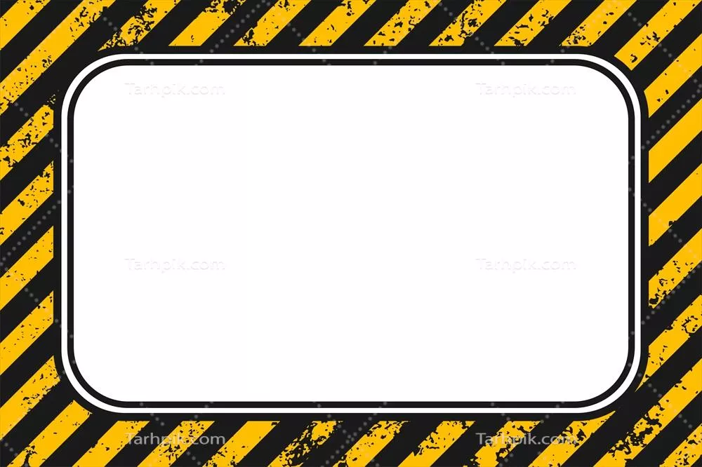 وکتور پس‌زمینه گرانجی با خطوط زرد و سیاه بر روی زمینه خالی
