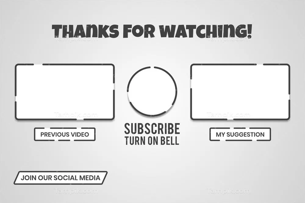 وکتور طراحی تصویر پسزمینه برای صفحه پایانی بر روی پسزمینه جداگانه