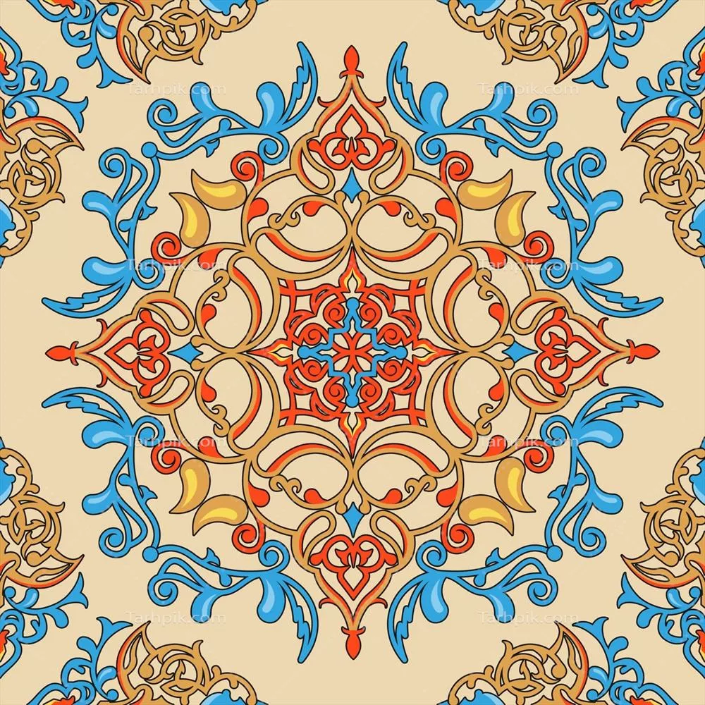 وکتور الگوی پسزمینه بدون درز اسلیملی برای طراحیهای مدرن و خلاقانه