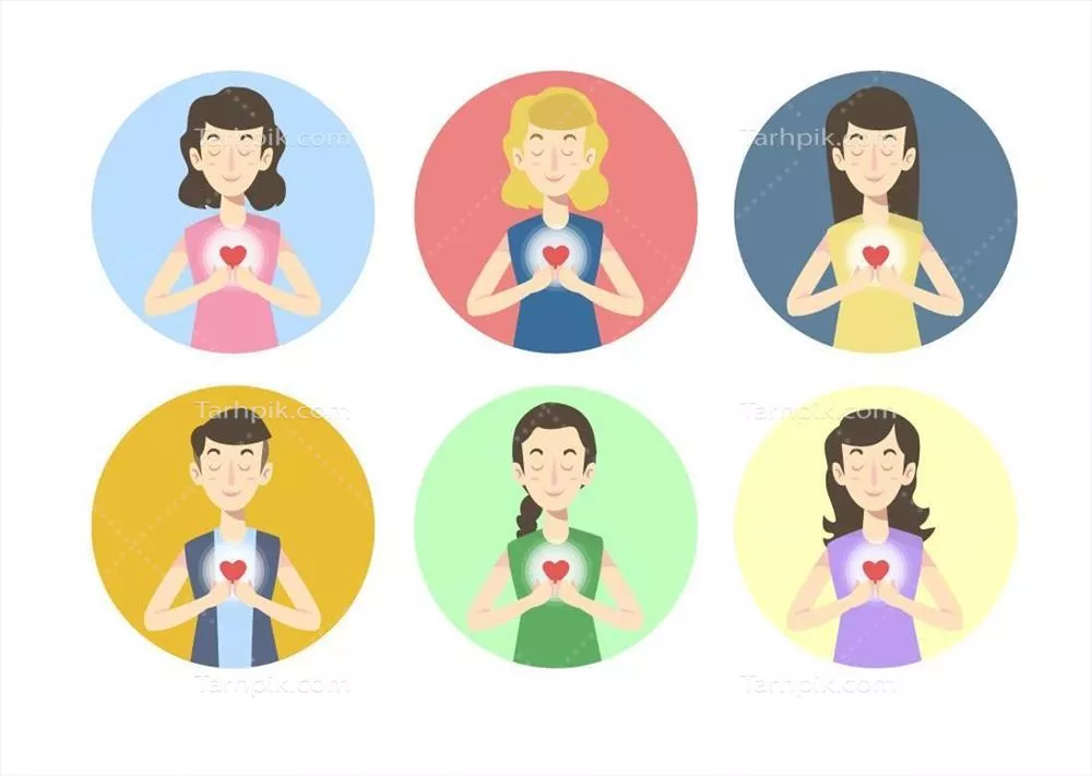 وکتور هر زن نیاز به عشق دارد و توانایی عشق ورزیدن را در خود دارد - روز جهانی زن مبارک