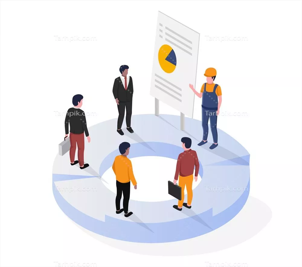 وکتور تحلیلگران کسب و کار: توضیحات سرمایه گذاری در خانه و نحوه کار با مشتریان