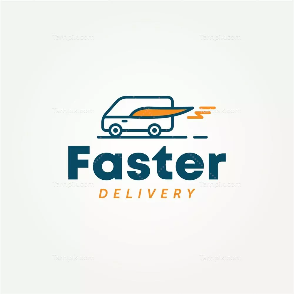 الگوی لوگوی ساده برای تحویل سریع - طراحی وکتور با کاربرد آسان