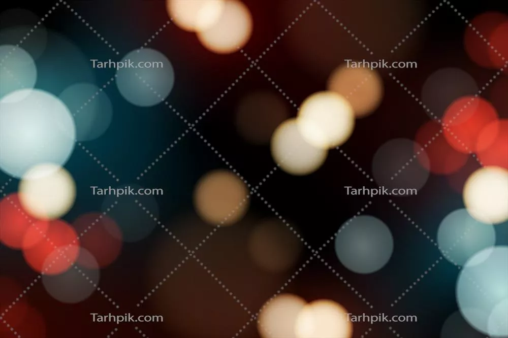 طرح وکتور نورهای محو جشنواره‌ای برای ایجاد فضای شاد و رنگارنگ