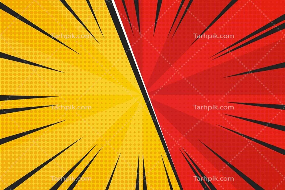 بک‌گراند وکتوری به سبک کمیک‌فلت مناسب طراحی‌های گرافیکی