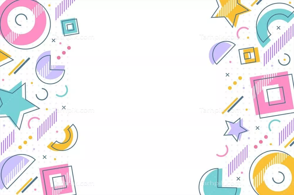 پسزمینه انتزاعی با طراحی تخت و وکتور - هنری و مدرن