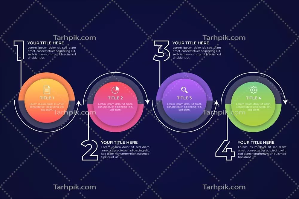 مراحل طراحی اینفوگرافیک فلت با وکتورهای ساده و کاربرپسند