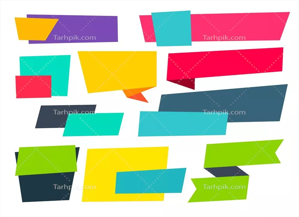 وکتور ست حبابهای گفتگوی خالی به سبک مسطح برای طراحی گرافیکی