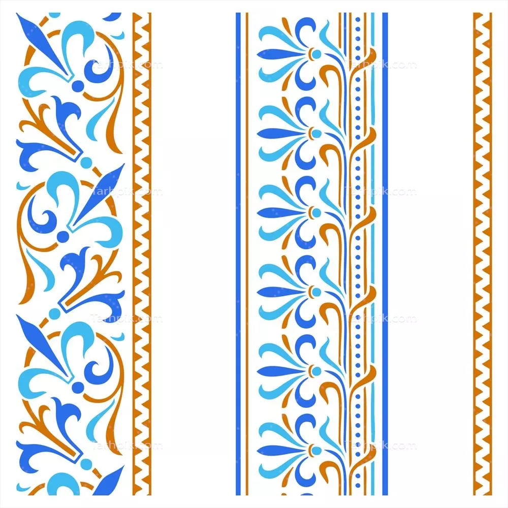 وکتور زیورآلات گلدار: بررسی هنر باتیک و تزئینات آن