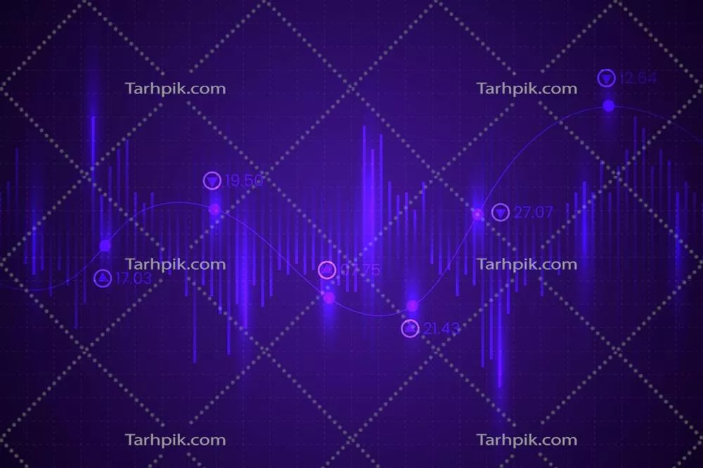 بکگراند وکتور تریدینگ فارکس با طراحی منحصر به فرد