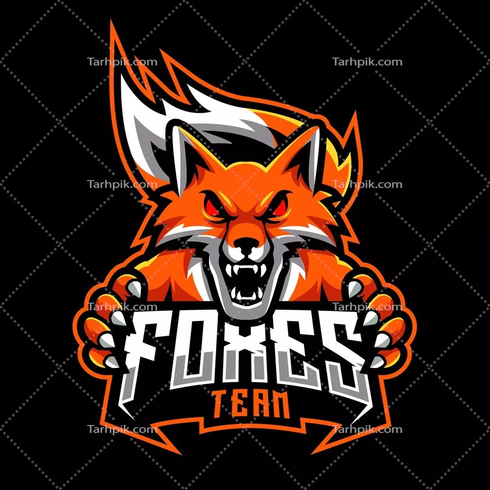 وکتور طراحی لوگوی انیمیشنی طعنهآمیز خرس در ورزشهای الکترونیکی