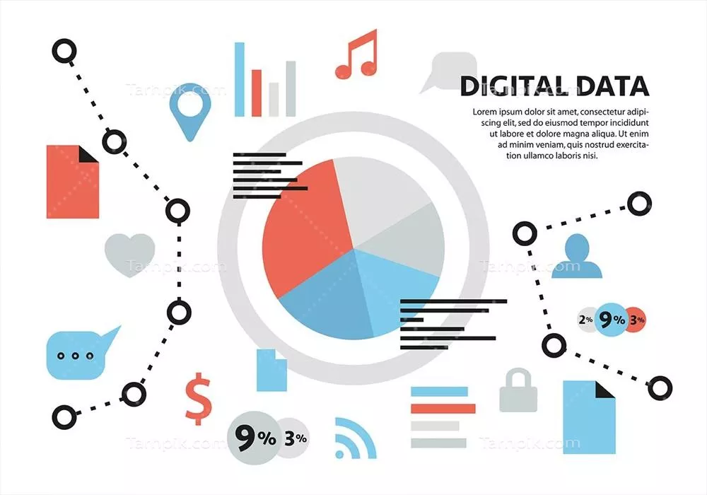 وکتور دسته ای از آیکون های طراحی تخت مدرن برای وب و کارت پستال و برچسب