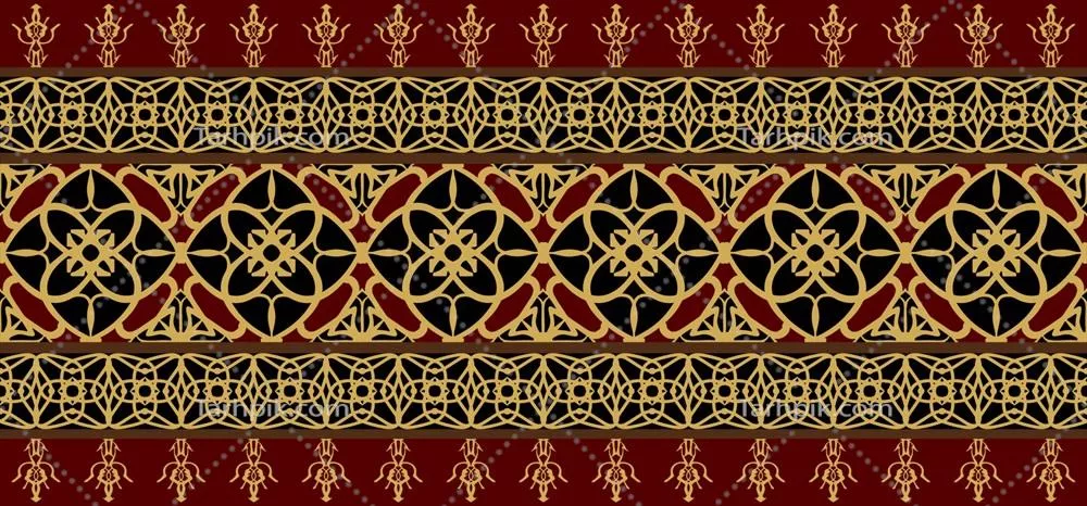 وکتور الگوی هندسی بینظیر با طرحهای قبیلهای طراحی شده در رنگهای متنوع