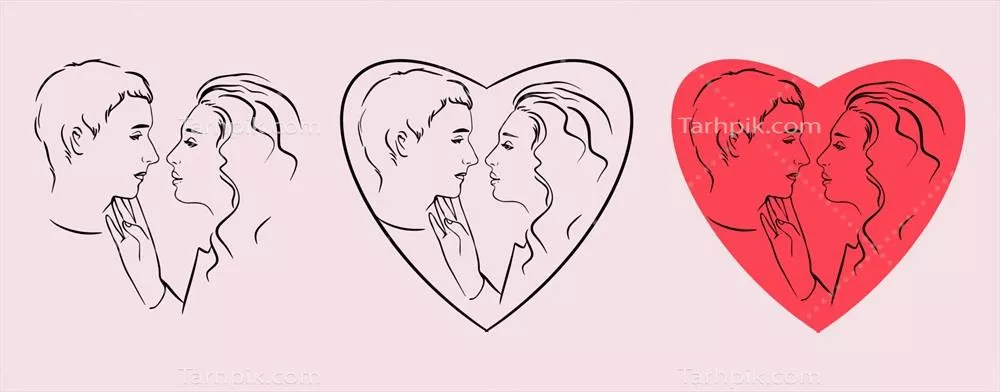 طرح وکتوری سیاه و سفید از دختر در حال نوشیدن قهوه