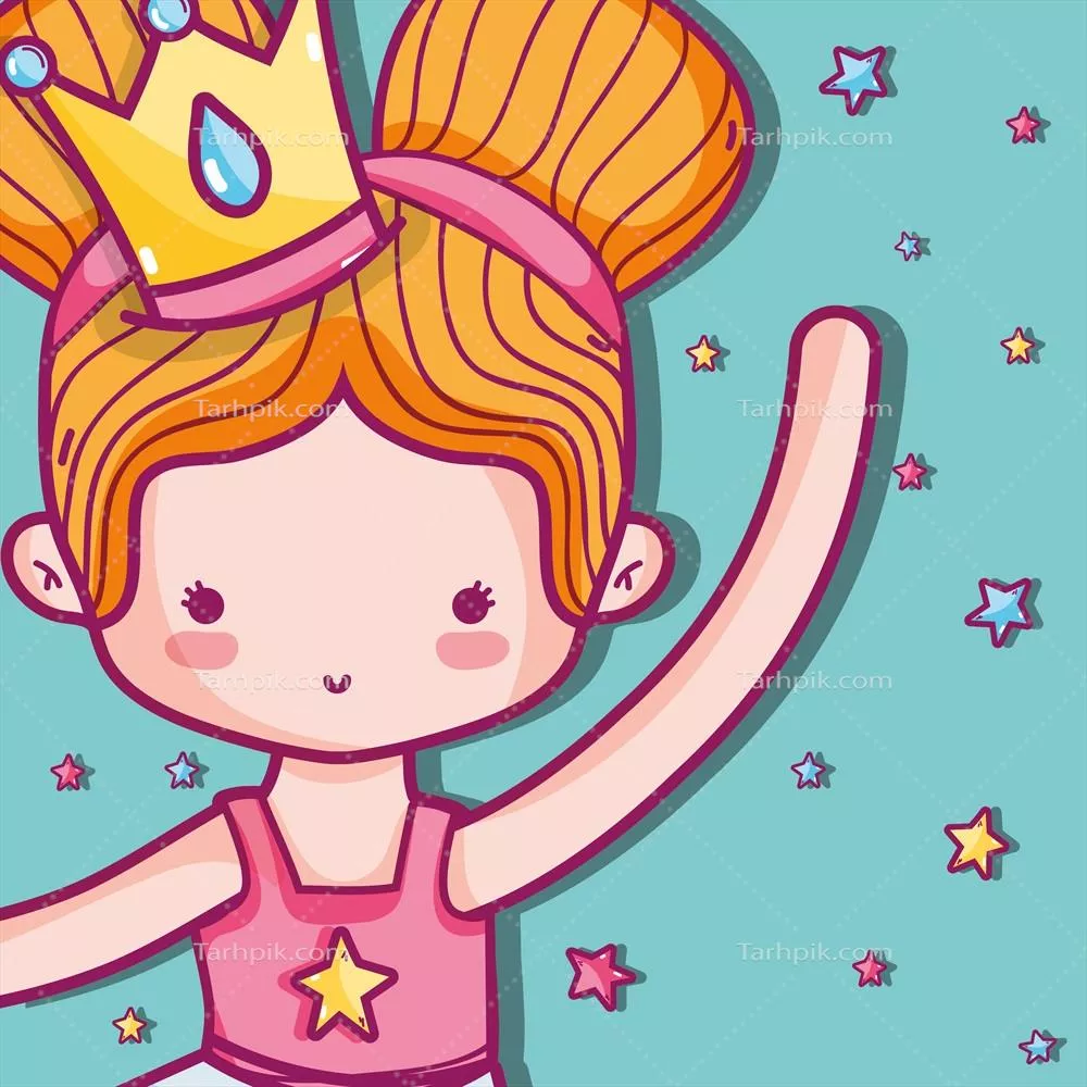 مدل وکتور دختر در حال تمرین باله برای تبدیل شدن به یک هنرمند فوق العاده