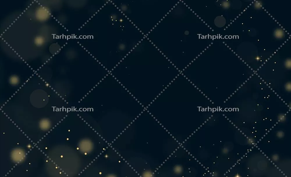 پسزمینه وکتور با ذرات طلایی و افکت بوکه فوقالعاده زیبا