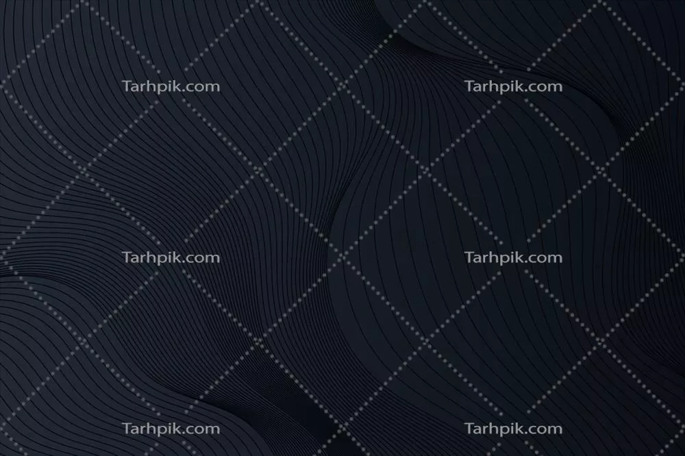 پسزمینهی گرادیانی سیاه با خطوط موجدار - وکتور زیبا