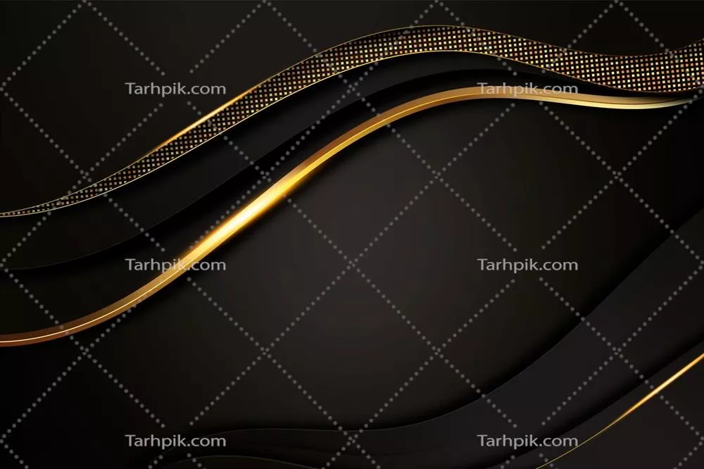 پسزمینه گرادیان مشکی با خطوط موجدار وکتور برای طراحی های گرافیکی