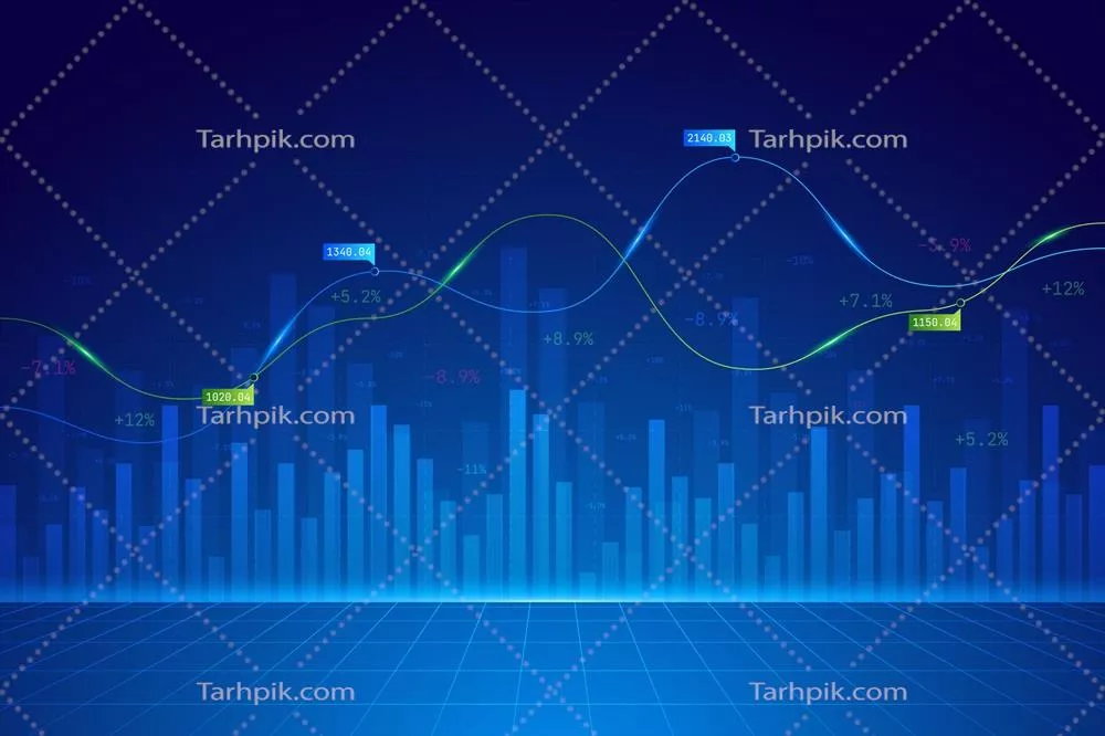 وکتور مفهوم ارز دیجیتال با شیب رنگی: طراحی و تجسم خلاقانه