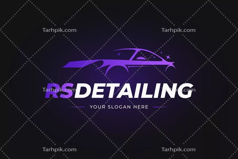 الگوی لوگوی وکتور با جزئیات گرادیانی جهت طراحی مدرن و جذاب