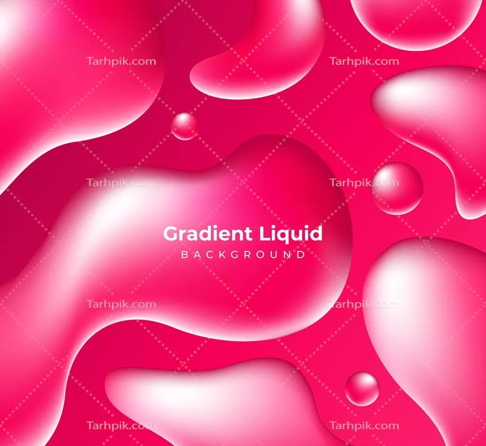 پسزمینه وکتور با اشکال مایع گرادیانی و ترکیبی زیبا