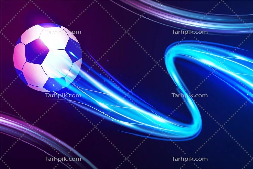 پسزمینه وکتور زمین فوتبال با گرادینت رنگی جذاب