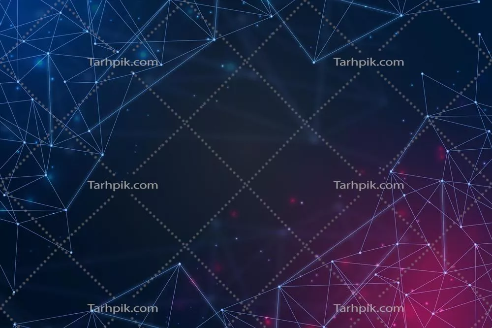 وکتور پس‌زمینه‌ی برداری با ارتباط شبکه‌ای به شکل گرادیان