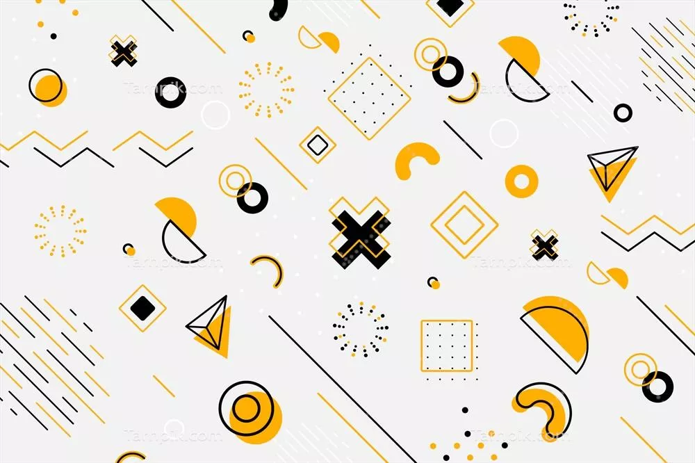 طرحهای گرافیکی: والپیپرهای هندسی وکتور با طراحی مدرن