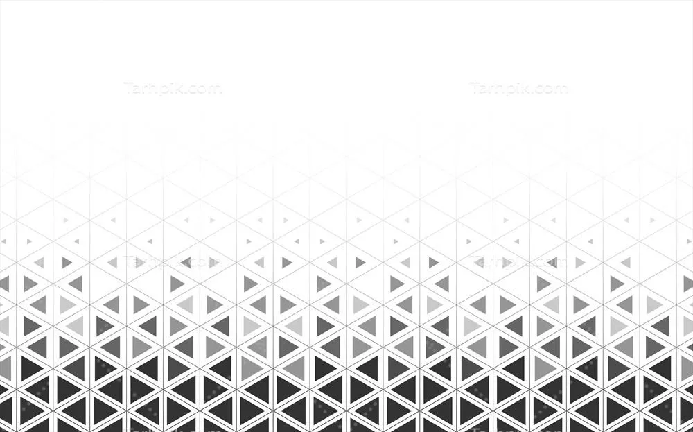 بکگراند وکتور با الگوی مثلثی خاکستری بر روی زمینه سفید