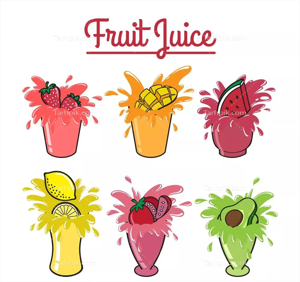 مجموعهای فوقالعاده از آبمیوههای باطراوت با پاششهای وکتوری