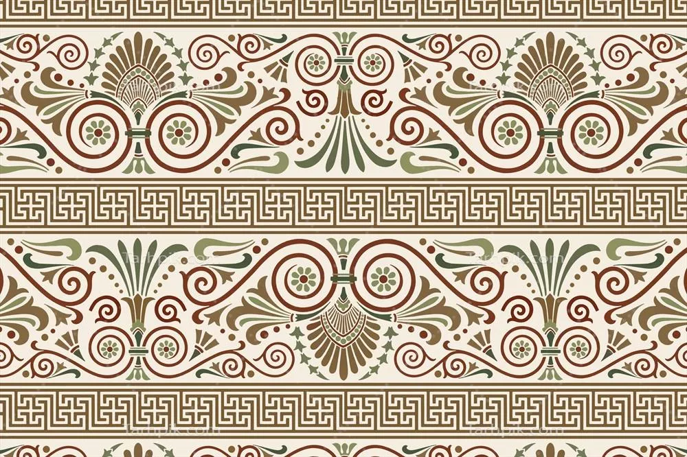 وکتور الگوی بیپایان کلید یونانی برای طراحی و بافتهای مدرن