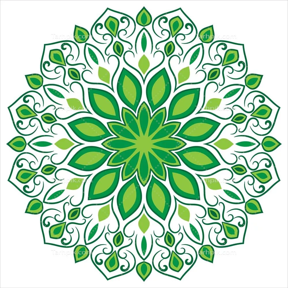 وکتور مدالای سبز رنگ و شیک: طراحی منحصر به فرد برای دکوراسیون داخلی