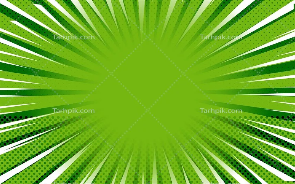 زمینه کمدی سبز رنگ با طراحی وکتور و سبک رترو