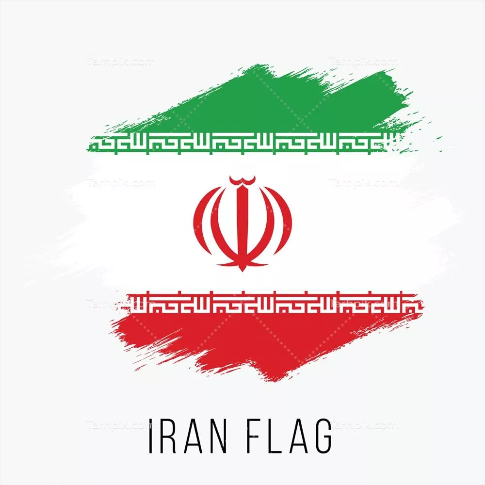 وکتور پرچم ایران با طراحی گرانجی: اتحاد سنت و نوآوری