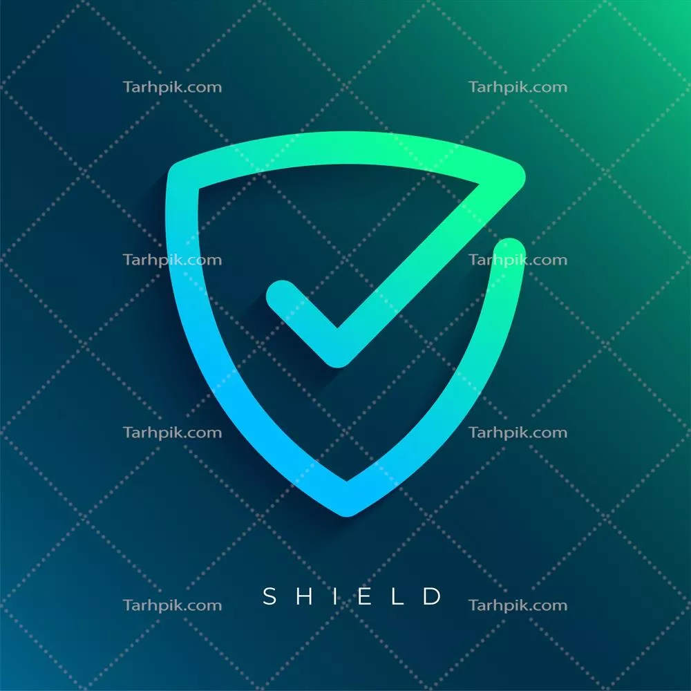 وکتور طراحی لوگوی سپر ایمنی برای محافظت از حضور آنلاین شما