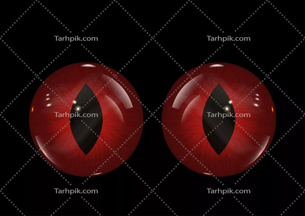 پسزمینه وکتور با چشمان شیطانی مخصوص هالووین