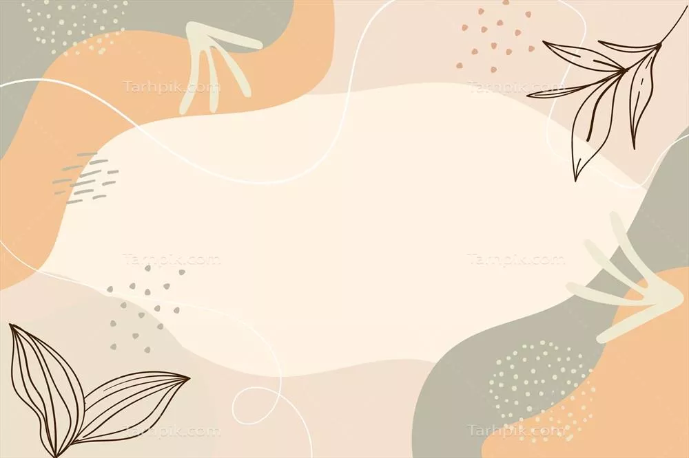 پسزمینهی وکتور طراحیشده بهصورت دستساز با نقوش انتزاعی