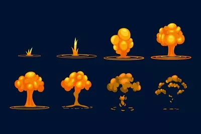 مجموعه قاب های انیمیشن دستی وکتور برای استفاده در پروژههای مختلف