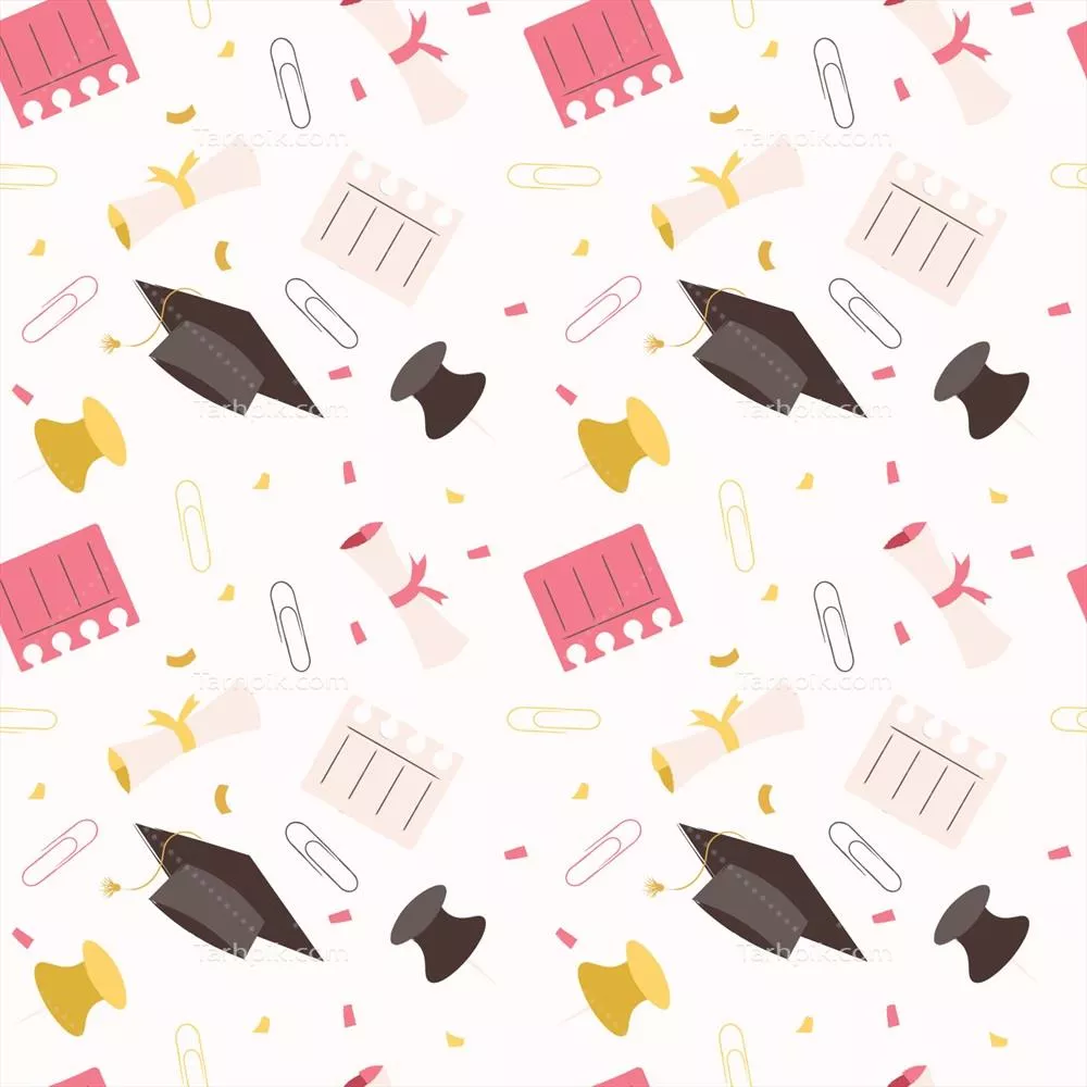 وکتور الگو بیپایان دستکشیده برای پایان سال تحصیلی